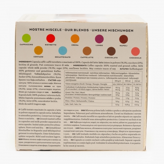 Capsule cafea, Cappuccino, 8 băuturi, 176g