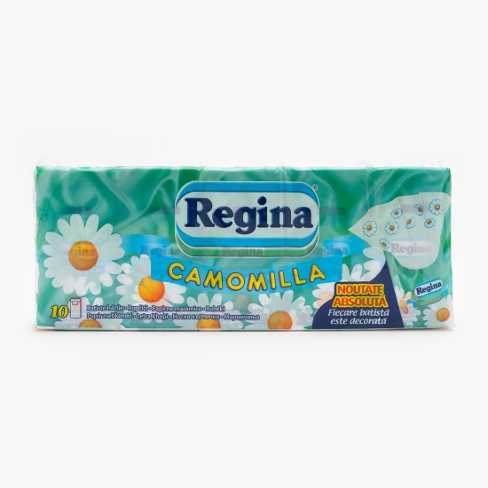 Șervețele nazale Camomilla 4 straturi, 10 pachete