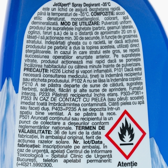 Spray degivrant JetXpert -35°C, 0.5l