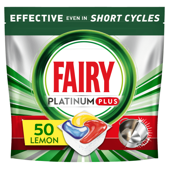 Detergent automat capsule pentru mașina de spălat vase Platinum Plus Anti Dull, 50 spălări