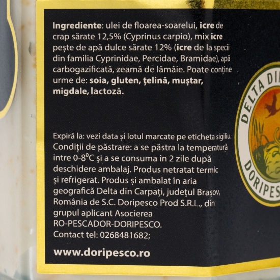 Salată tradițională cu icre de crap 160g