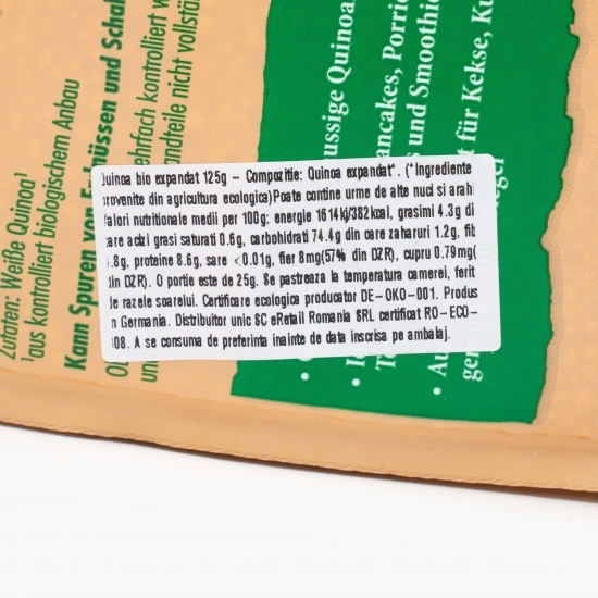 Quinoa eco expandat 125g