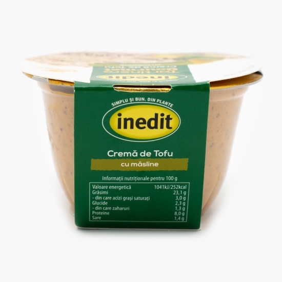 Cremă de tofu cu măsline Tartinero Gourmet 135g
