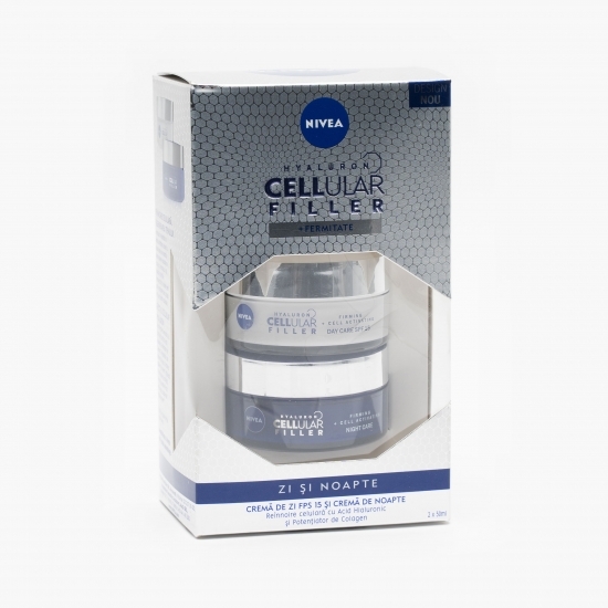 Duo Pack Celullar cremă zi + cremă noapte, 2x 50ml