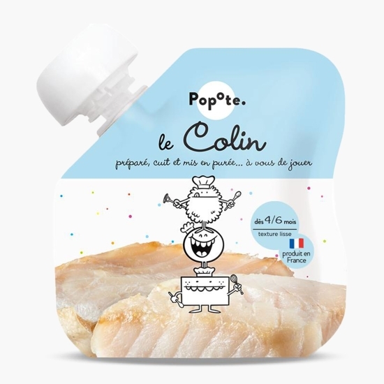 Piure eco cu 51% pește Coley din Alaska, +4/6 luni, 60g