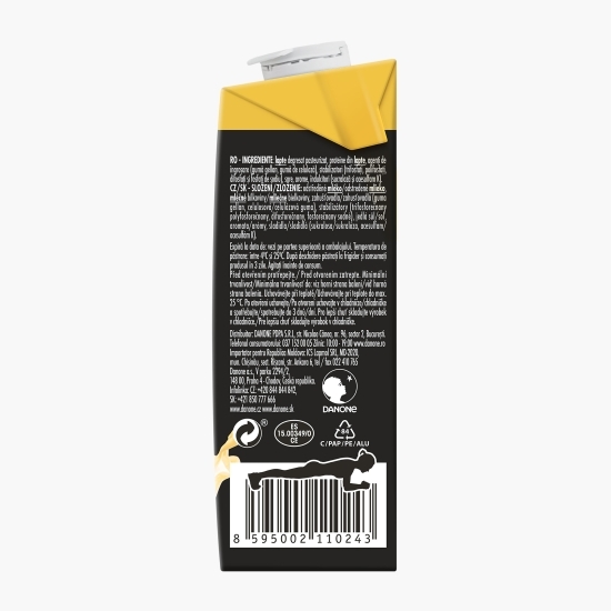Băutură UHT din lapte cu gust de vanilie, bogată în proteine, 0.25l