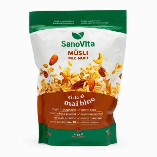 Musli cu mix de nuci 400g
