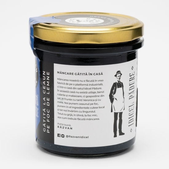 Dulceață de afine, gătită la ceaun pe foc de lemne 380g