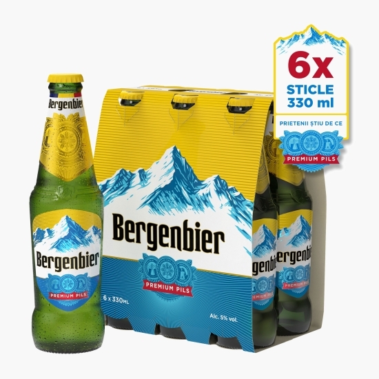 Bere blondă sticlă 6x0.33l