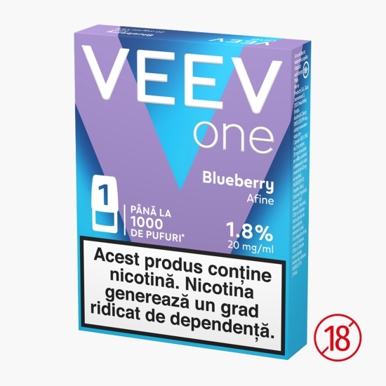 Capsulă pentru țigară electronică Blueberry 1.8%, 20mg/ml nicotină, 1000 puffs