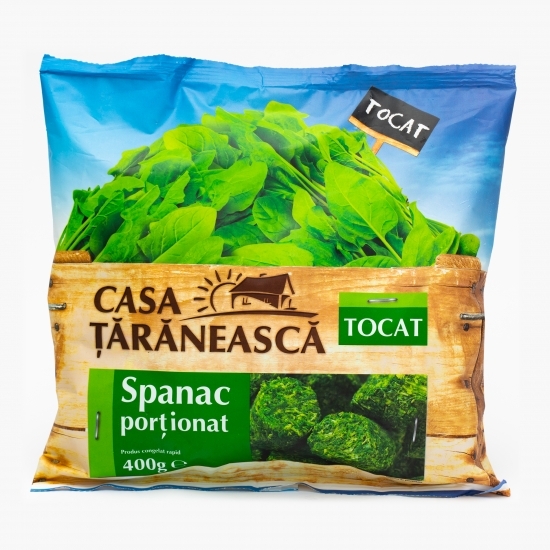 Spanac tocat porționat 400g