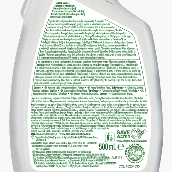 Spray geamuri Crystal cu amoniac 0.5l