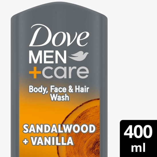 Gel de duș Men+Care Sandalwood+Vanilla 400ml