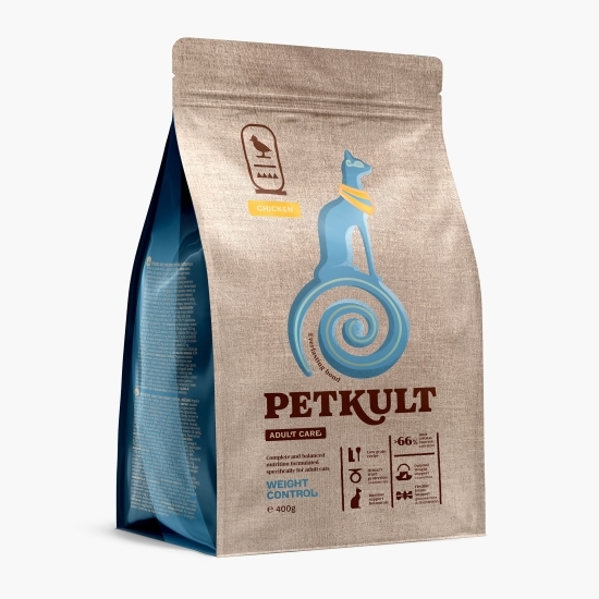 Hrană uscată pentru pisici Adult Care Weight Control, cu pui, 400g