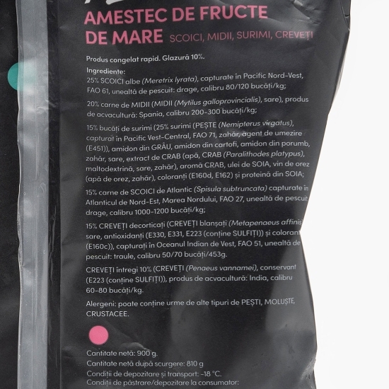 Amestec fructe de mare 900g