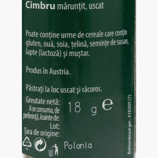Cimbru mărunțit 18g