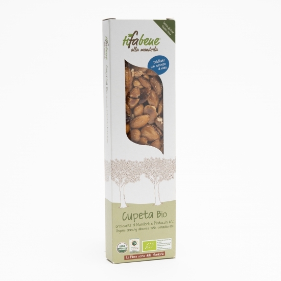 Tabletă crocantă din migdale și fistic eco fără zahăr 100g