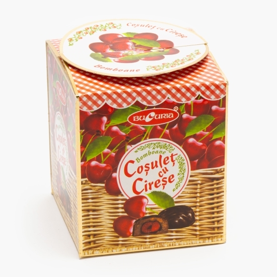 Praline Coșuleț cu cireșe 200g