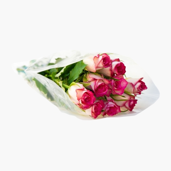 Buchet mixt 9 trandafiri, diverse culori