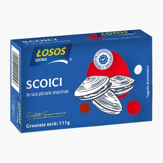 Scoici în sos picant marinat 111g