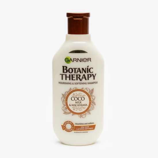 Șampon cu lapte de cocos și nuci de macadamia pentru păr uscat lipsit de suplețe 400ml