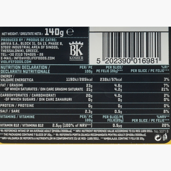 Felii vegetale Original 140g