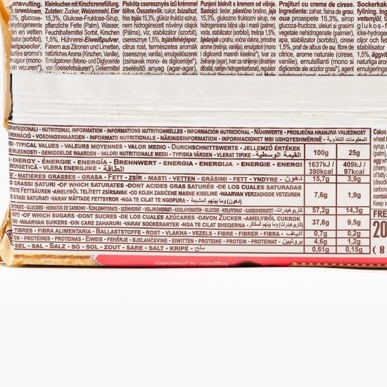 Prajitură Dolcetto cu aromă de cireșe 200g