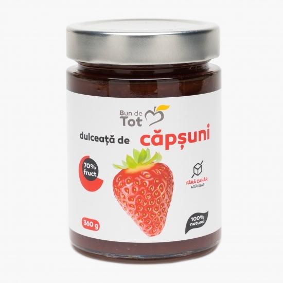 Dulceață de căpșuni fără zahăr adăugat 360g