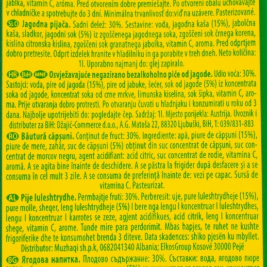 Suc de căpșuni 1l