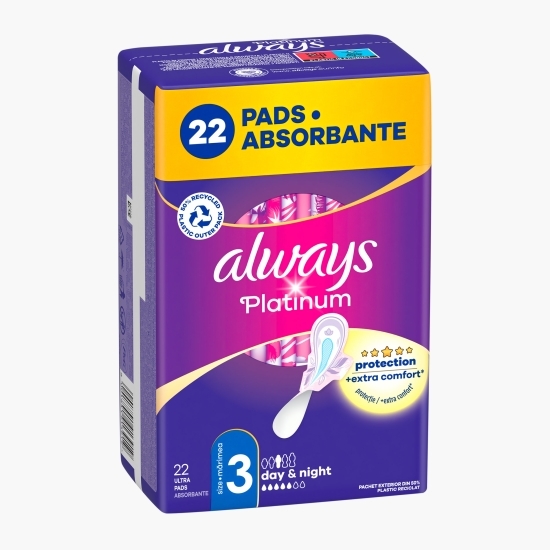 Absorbante Platinum Super Extra Quatro Pack, 22 buc