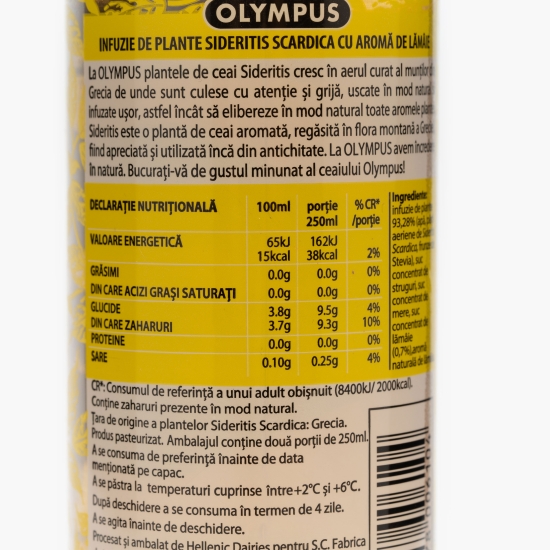 Ceai de la munte lămâie, fără zahăr adăugat 500ml