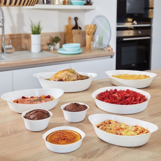 Vas termorezistent oval 29x17cm