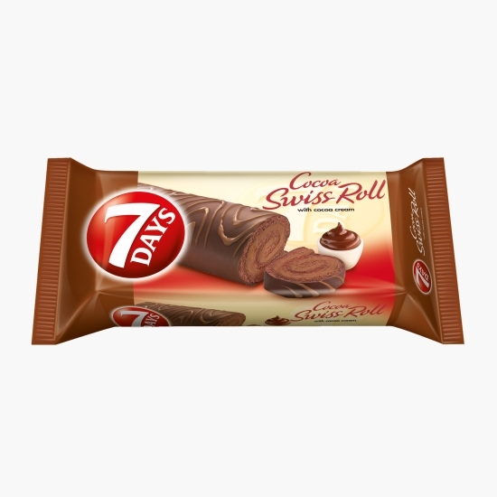 Ruladă cu glazură și cremă de cacao Swiss Roll 200g