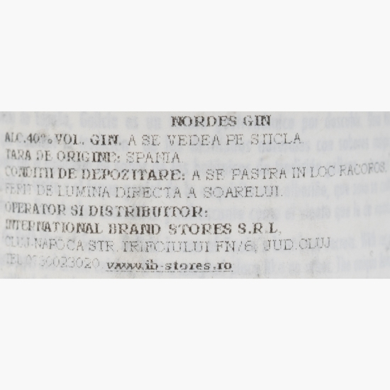 Gin Nordes Atlantic Galician, 40%, 0.05l