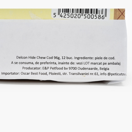 Gustare Chew piele de cod pentru câini 150g