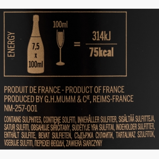 Șampanie Brut Cordon Rouge, 12.5%, 750ml