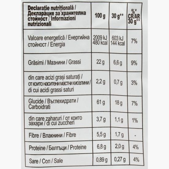 Tortilla chips cu brânză 60g