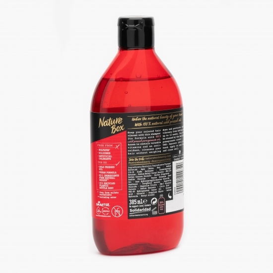 Șampon bio cu ulei de rodie pentru păr vopsit 385ml