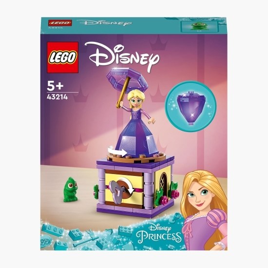 Rapunzel făcând piruete, 43214 Disney Princess, 89 piese, +5 ani
