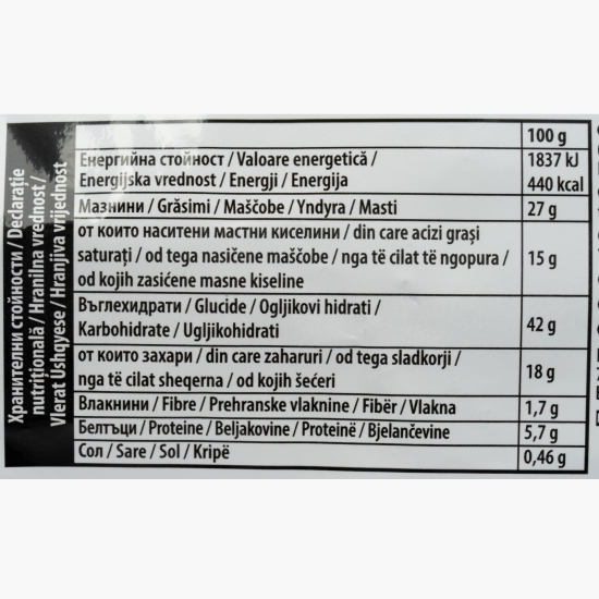 Croissant cu umplutură de cacao & cocos Double Max 80g