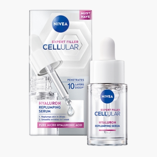 Serum antirid cu acid hialuronic Cellular Expert Filler, 15ml