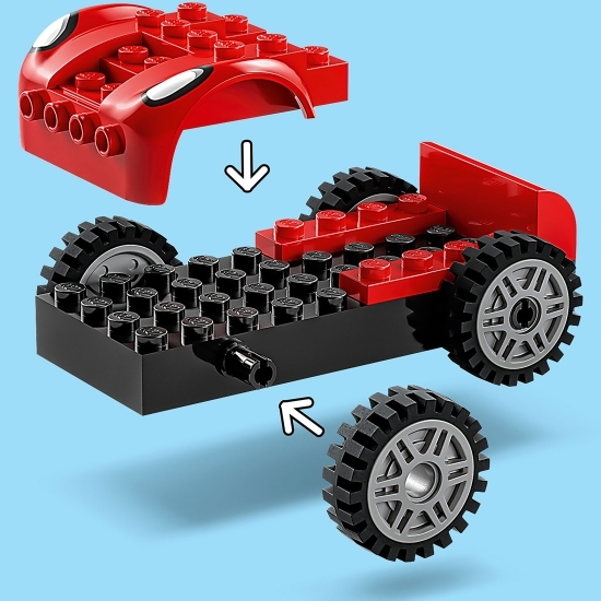 Mașina Omului Păianjen și Doc Ock, 10789 Marvel, 84 piese, +4 ani