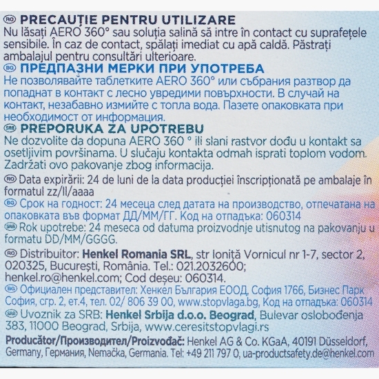 Tablete rezervă aparat absorbant de umiditate Aero 360°, lavandă, 2 buc x 450g