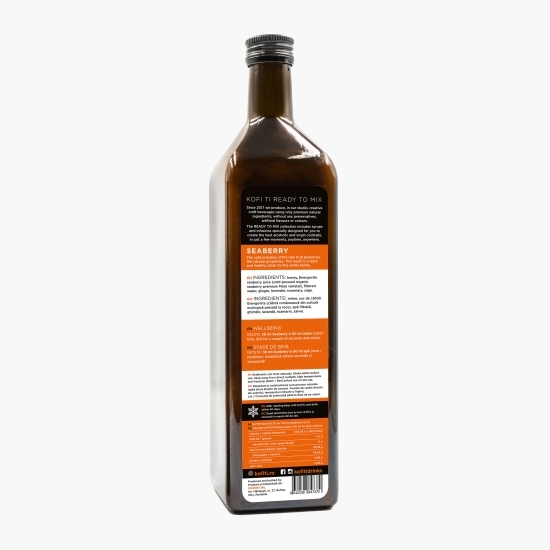 Sirop cu cătină eco, miere, ghimbir, lavandă, rozmarin și salvie Seaberry 950ml