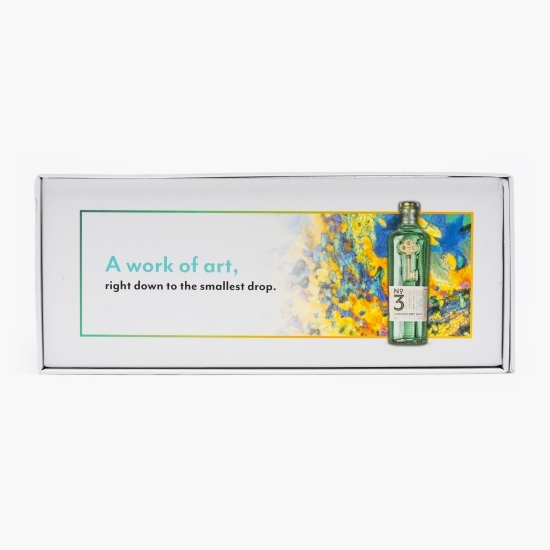 Gin London Dry 46% alc. 0.7l + 1 pahar