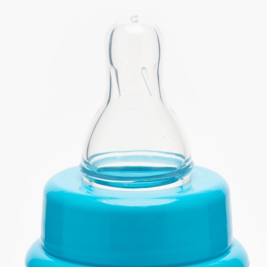 Biberon cu mânere bleu, 0-3 luni, 275ml
