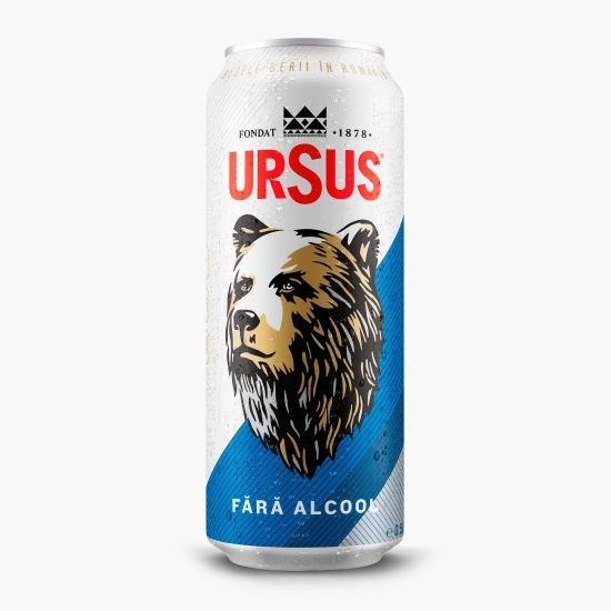 Bere blondă fără alcool doză 0.5l 