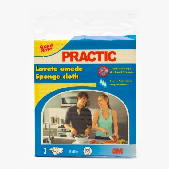 Lavete umede Practic 3 buc