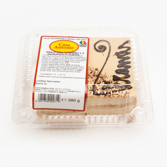 Prăjitură tiramisu x2 280g 