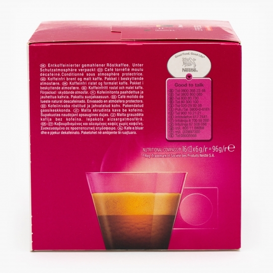 Espresso Decaffeinato 16 băuturi 96g, capsule cafea